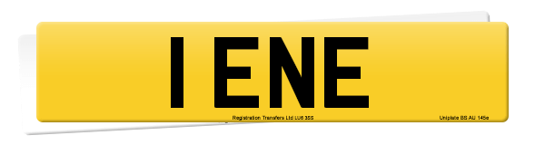 Registration number 1 ENE